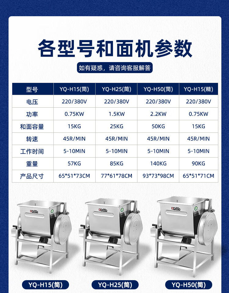 永强和面机卧式商用和面机(图1)