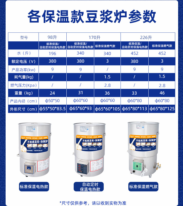 裕飞永强煮豆浆锅专用汤粥炉豆浆加热桶(图3)